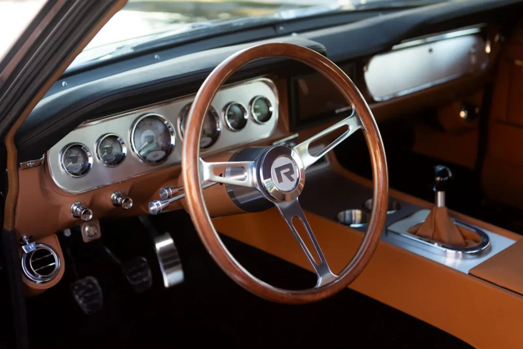 1966 Mustang 2+2 Fastback steering wheel and dashboard