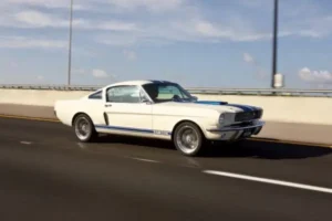 1966 Shelby GT 350/ GT 350H in motion on the road