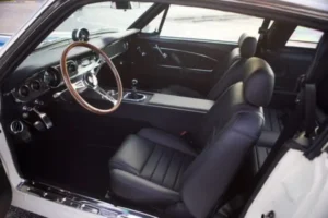 Interior shot from the driver side of a 1966 Shelby GT 350/ GT 350H