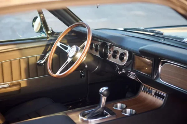 Front side of a 1966 Mustang 2+2 Fastback interior