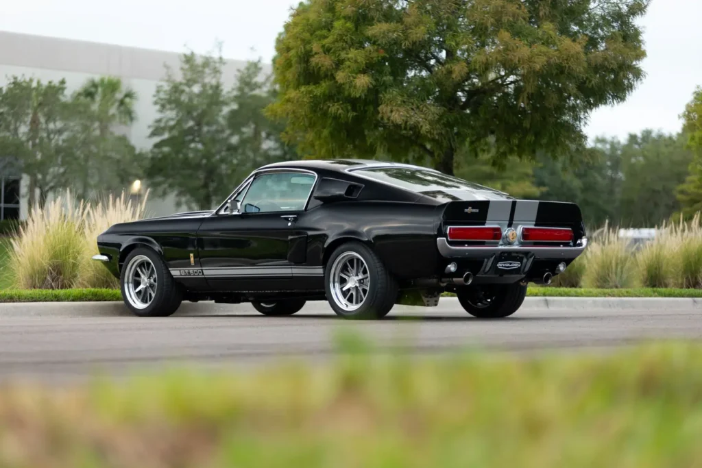 Back appearance of a 1967 Shelby GT 500