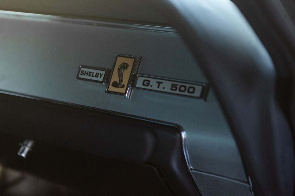 1967 Shelby GT500 Dash Cobra Emblem Close-Up 33