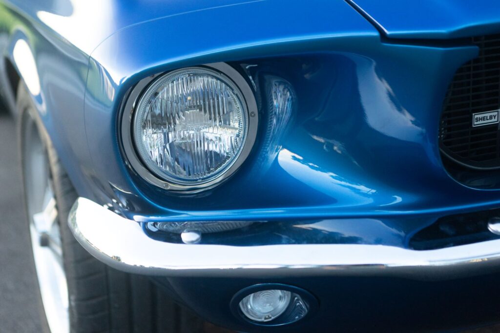 1967 Shelby GT500 Left Headlight Closeup 10