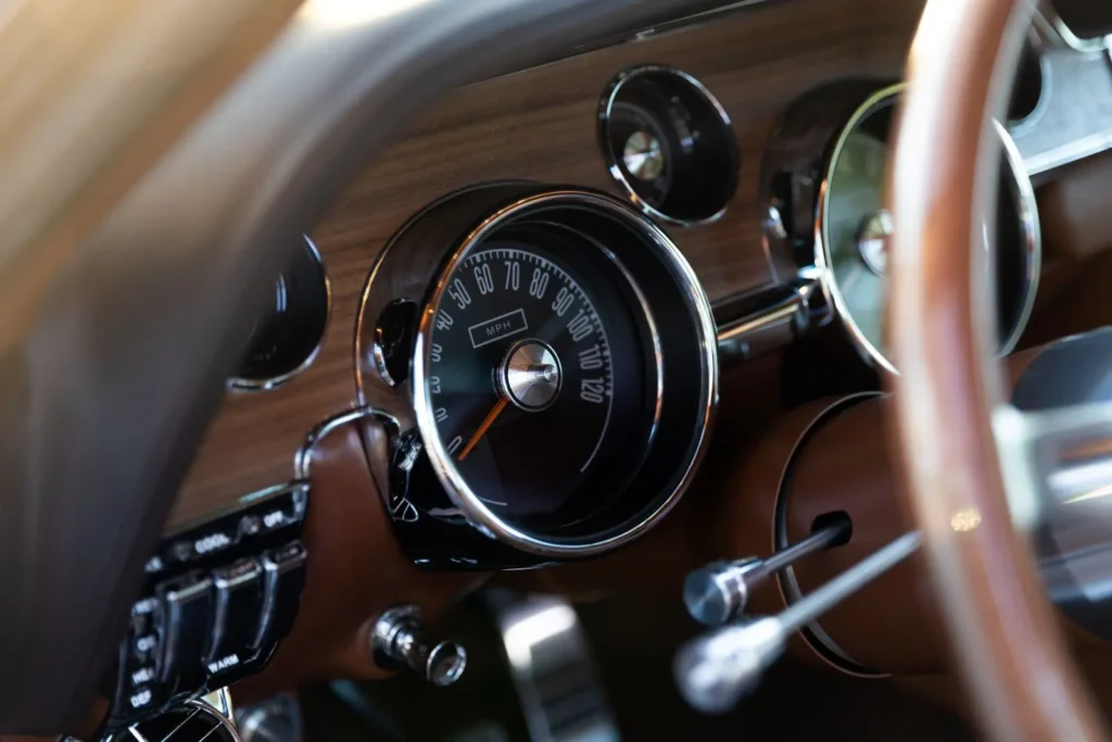 1968 Mustang GT 2+2 Fastback dashboard shot