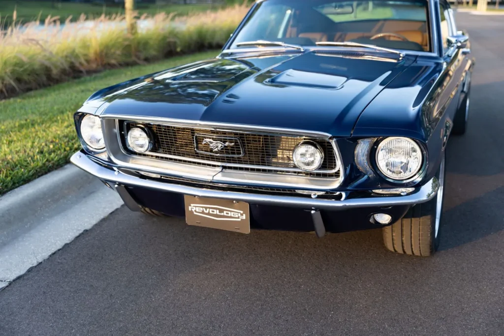 1968 Mustang GT 2+2 Fastback front close up shot appearance design line