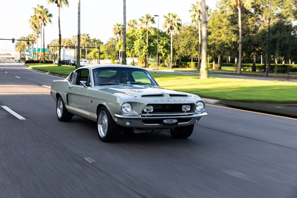 1968 Shelby GT500KR Cruising on Palm Tree Boulevard 34