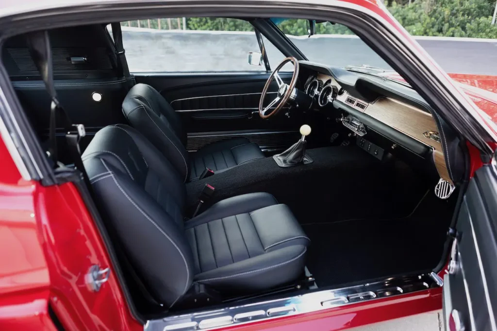 1968 Shelby GT500KR interior design passenger side shot