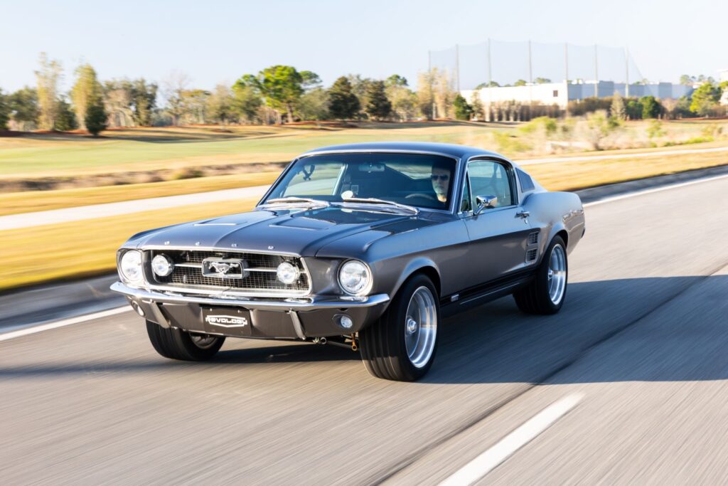 1967 Mustang GTA Driving on Countryside Road 34