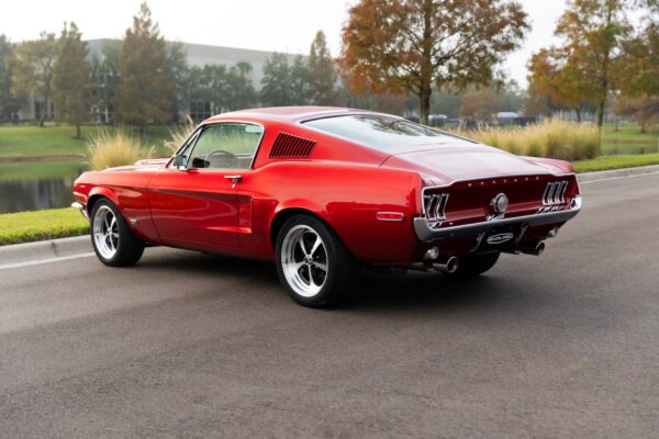 Steel unibody design of a 1968 Mustang GT 2+2 Fastback Cobra Jet.