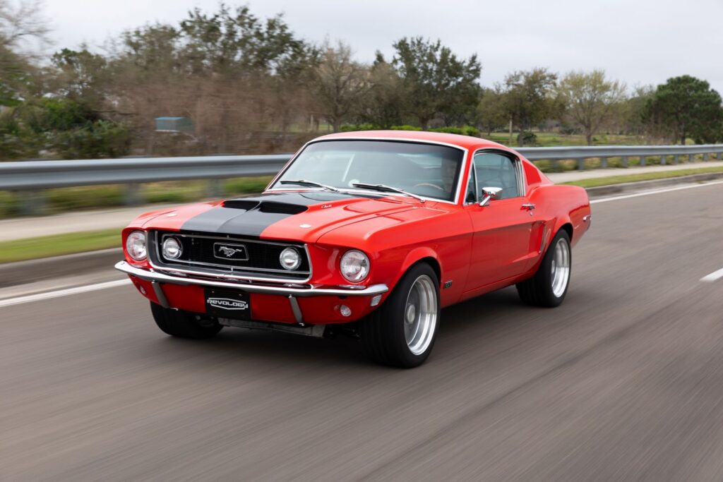 1968 Mustang GT Cobra Jet On Road Front Quarter Shot 39