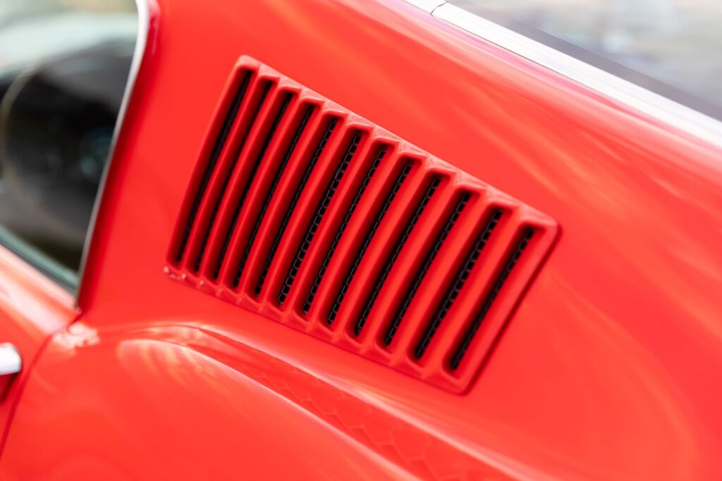 1968 Mustang GT Cobra Jet Rear Quarter Vent Detail 10