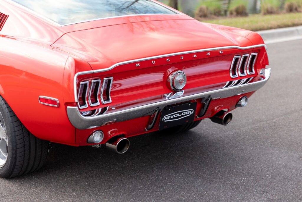 1968 Mustang GT Cobra Jet Rear View with Mustang Emblem 14