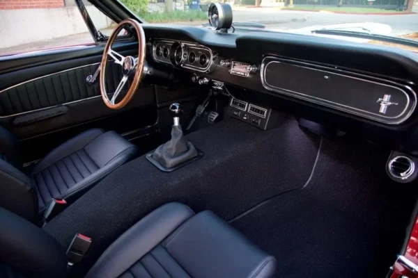 Front side of a 1966 Shelby GT 350/ GT 350H interior