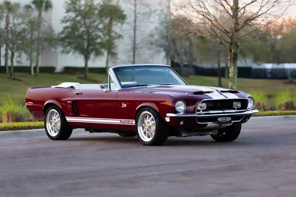 1968 Shelby GT500 KR Convertible exterior design.