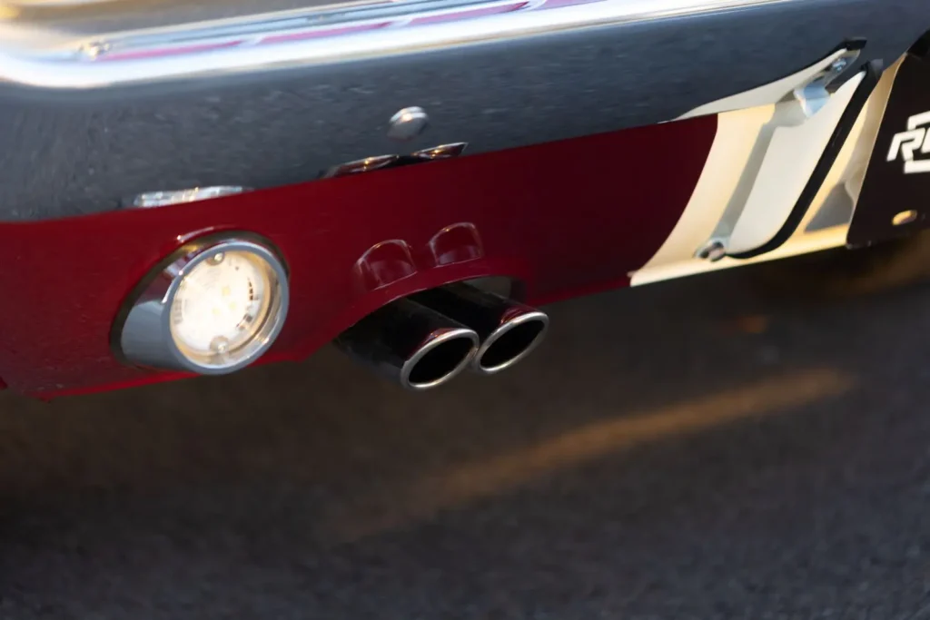 1968 Shelby GT500 KR Convertible dual exhaust sytem pipes.