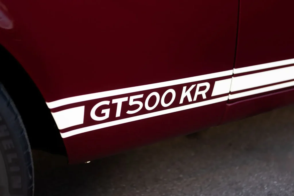 1968 Shelby GT500 KR Convertible side letter branding