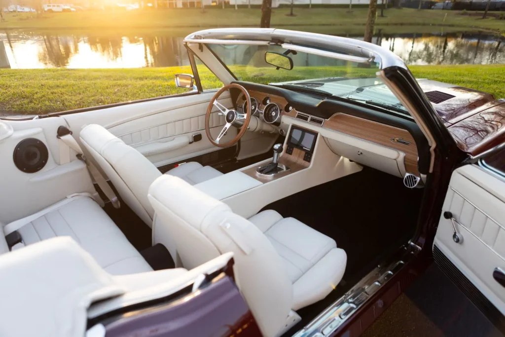 1968 Shelby GT500 KR Convertible with the right door open