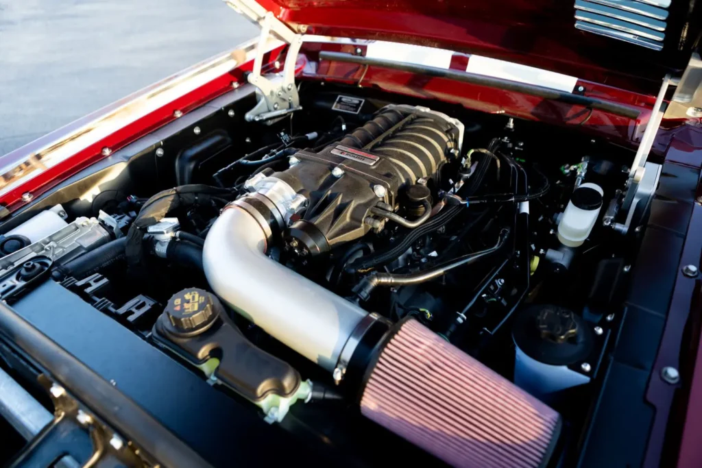 1968 Shelby GT500 KR Convertible right side engine shot