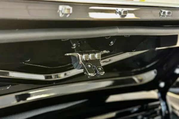 A closer look to 1968 Shelby GT500KR trunk deck lid latch lock