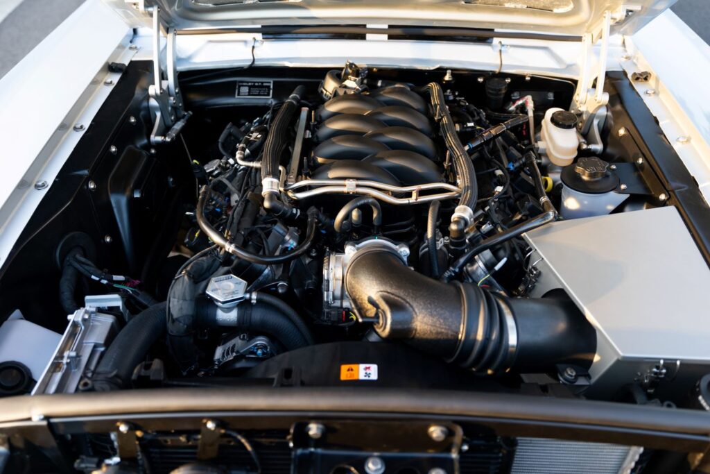 Full engine bay view of Revology Shelby GT350.