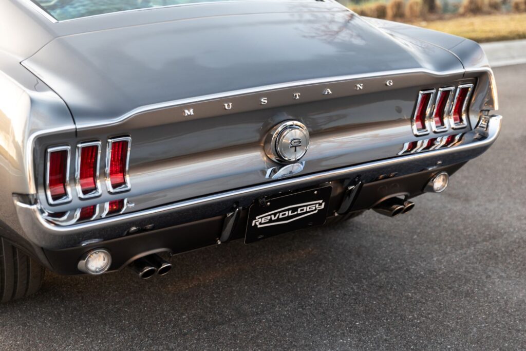 Rear view of 1967 Mustang GT / GTA Fastback taillights